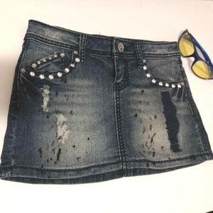 Women's Almost Famous mini denim skirt, size 0